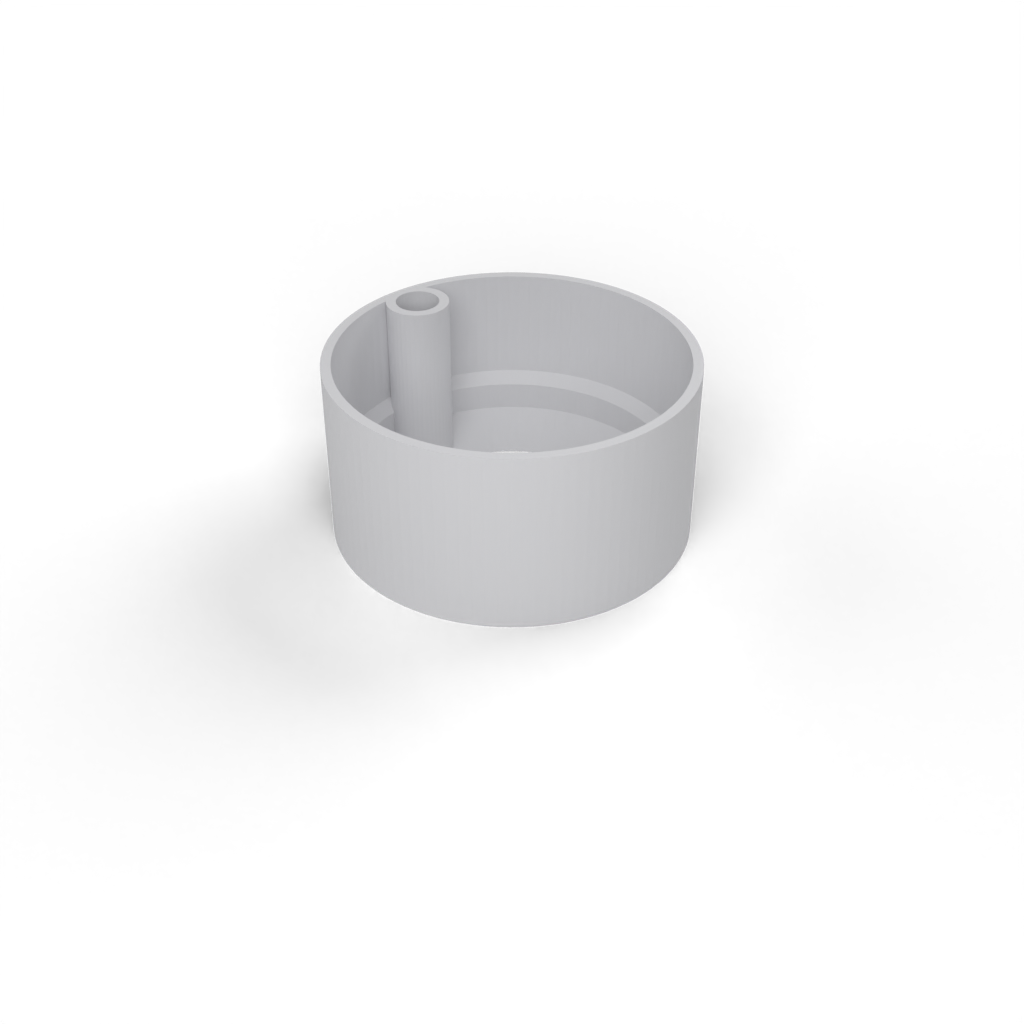 round planter plain